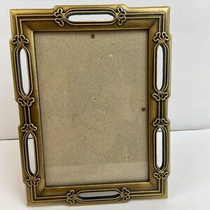 Vintage BURNES Bronze Metal Picture Frame